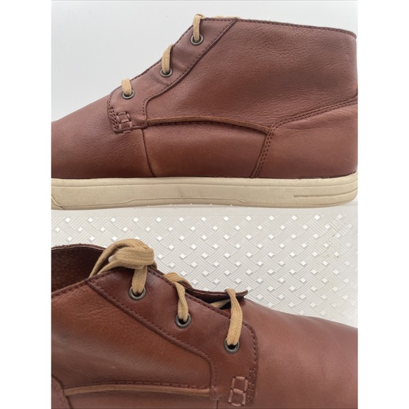 UGG Men's Brown Leather Chuka Ankle Boot 1010549 Size 11 - Picture 5 of 9